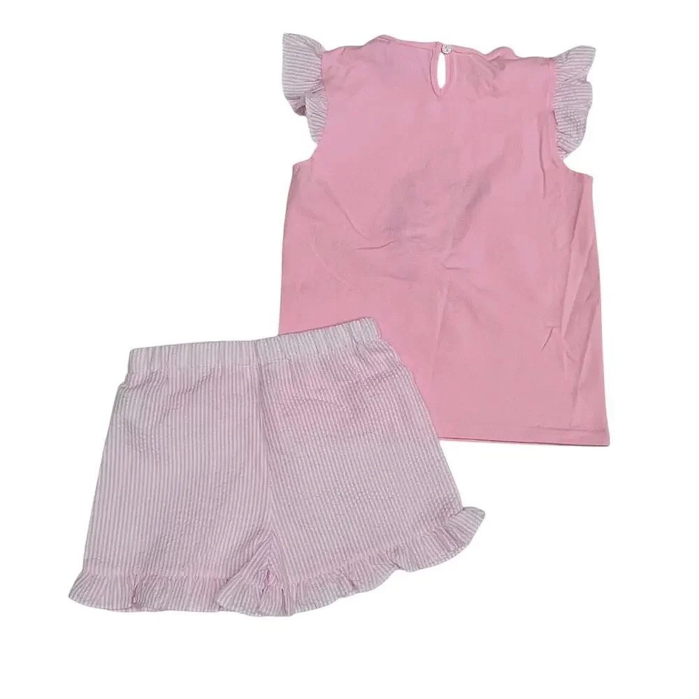 NWT Lil Cactus 3T Bunny Shorts Set